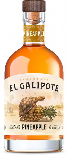 Напій алк. на основі рому El Galipote Pineapple 35% 0.7 л